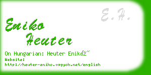 eniko heuter business card